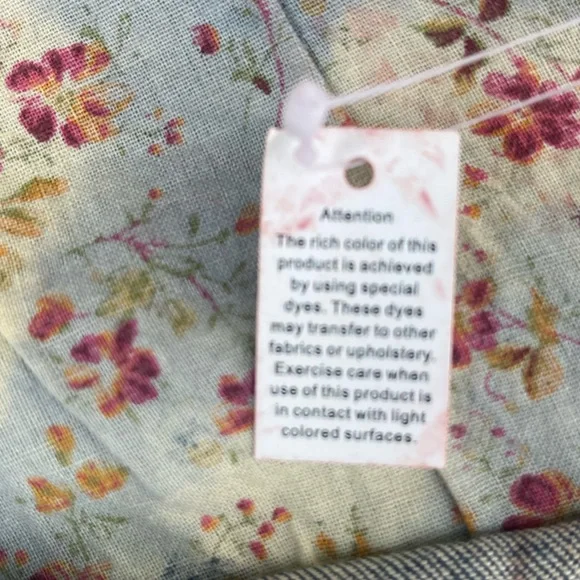 LOW RISE 1st KISS Floral Denim Women's Shorts SIZE 0 JUNIORS NWT - Picture 8 of 15